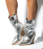 RT Silver Booties