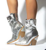 RT Silver Booties