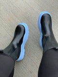 Blue Icy Boots