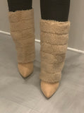 Tan Candy-Coated Boots