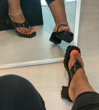 Aniya Joi's Black Sandals