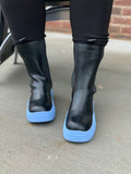 Blue Icy Boots