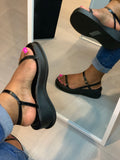 BB's Black Sandals
