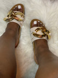 Beige Freedom Ring Sandals