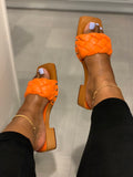 Orange Candy Girl Slides