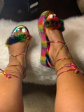 Rainbow Barbie Platforms