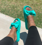 Tropical Summer Slides (Turquoise)