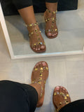 Star Studded Clear Sandals