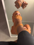 Brown Summer Breeze Sandals