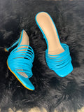 Turquoise Frontier Heels